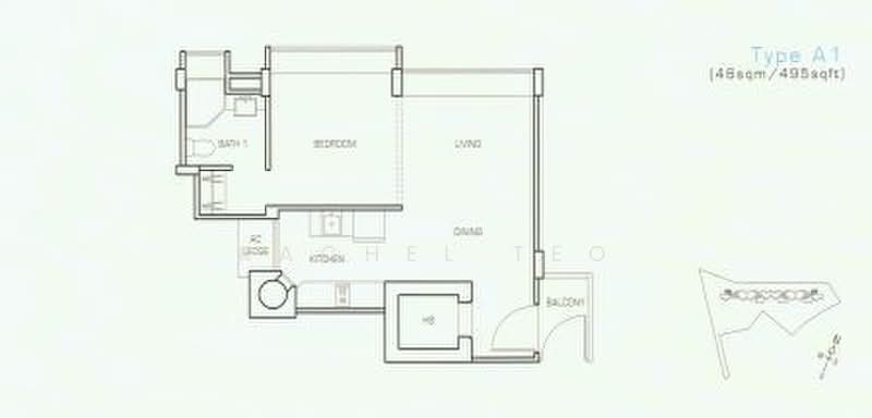 Viz at Holland, 221 Queensway, 1 Bedroom, 495 sqft, Condominium For Rent, by Rachel Teo, 21583821 - PropertyGuru.com.sg