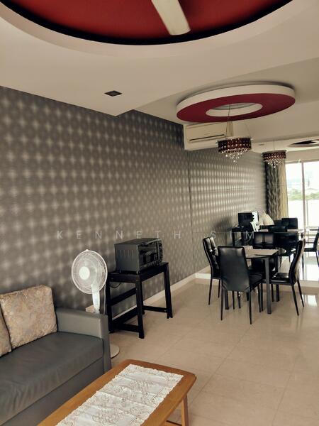 Dining set , Sofa set and 2 aircons for dining n living 