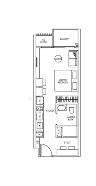 The Poiz Residences, 2 Meyappa Chettiar Road, 1 Bedroom, 420 sqft, Apartment For Rent, by May Li, 21602184 - PropertyGuru.com.sg