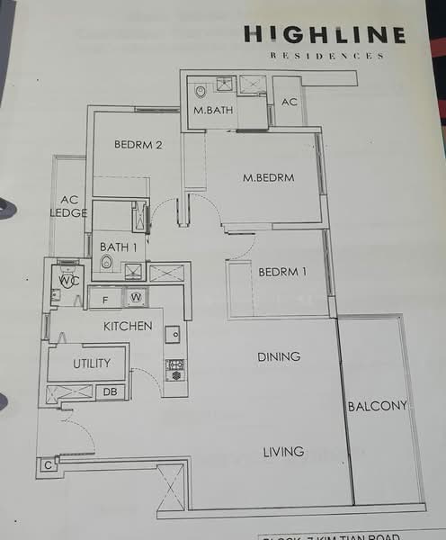 Highline Residences, 7 Kim Tian Road, 3 Bedrooms, 1,152 sqft, Condominium For Rent, by Lena Lim, 21605525 - PropertyGuru.com.sg