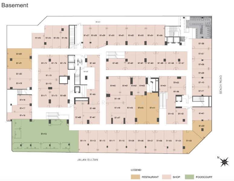 City Gate, 371 Beach Road, Beach Road / Bugis / Rochor, 323 sqft, Mall Shop For Rent, by Cheryl Aw, 21615919 - CommercialGuru.com.sg