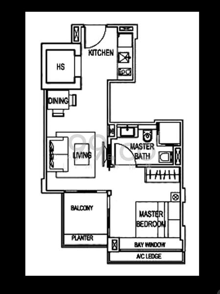 Primo Residences, 201 Jalan Pelikat, Hougang / Punggol / Sengkang, 1 Bedroom, 495 sqft, Condominium For Rent, by Catherine Lim, 21620829 - PropertyGuru.com.sg
