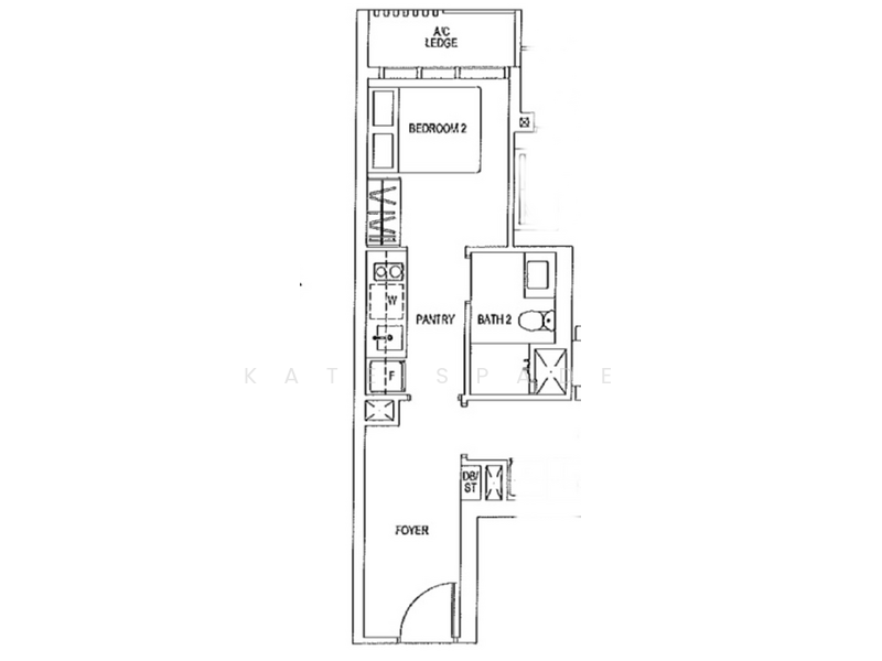 Sims Urban Oasis, 6 Sims Drive, 1 Bedroom, 250 sqft, Condominium For Rent, by Kate 周笕簢., 21624457 - PropertyGuru.com.sg