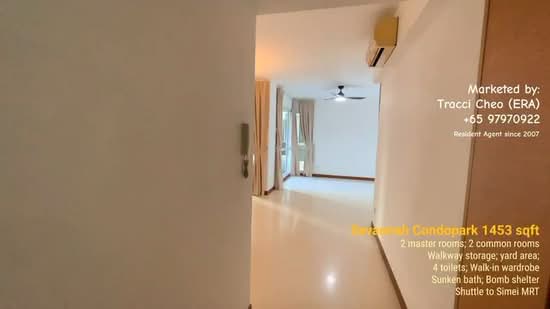 Savannah Condopark, 51 Simei Rise, 4 Bedrooms, 1,453 sqft, Condominium For Rent, by Tracci Cheo, 21625073 - PropertyGuru.com.sg