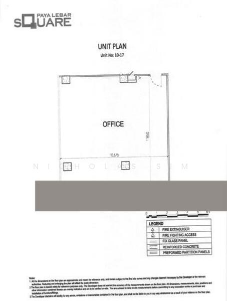 Paya Lebar Square, 60 Paya Lebar Singapore, 1,324 sqft, Office For Sale, by Nicholas Sim, 21631043 - CommercialGuru.com.sg