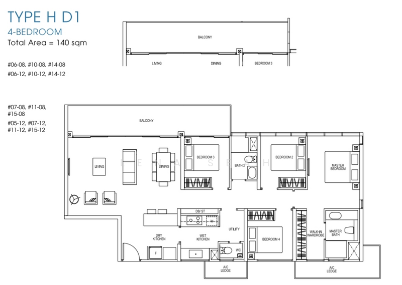 The Poiz Residences, 6 Meyappa Chettiar Road, 4 Bedrooms, 1,485 sqft, Condominium For Rent, by Lena Seah, 21634651 - PropertyGuru.com.sg
