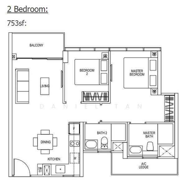 The Poiz Residences, 2 Meyappa Chettiar Road, 2 Bedrooms, 753 sqft, Apartment For Rent, by Daniel Tan, 21642948 - PropertyGuru.com.sg
