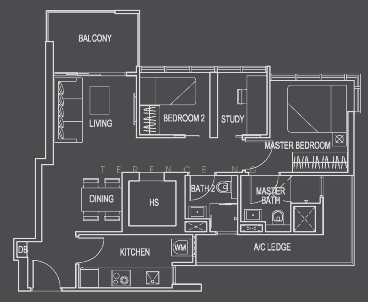 26 Newton, , 2 Bedrooms, 775 sqft, Condominium For Rent, by Terence Ng, 21645901 - PropertyGuru.com.sg