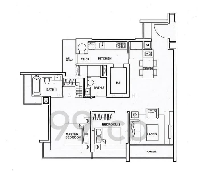 One Amber, 1 Amber Gardens, 2 Bedrooms, 958 sqft, Condominium For Rent, by Wayne Goh, 21650969 - PropertyGuru.com.sg