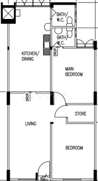 433 Clementi Avenue 3, 433 Clementi Avenue 3, 2 Bedrooms, 720 sqft, HDB Flat For Rent, by Hazrin Mohamad, 21658632 - PropertyGuru.com.sg