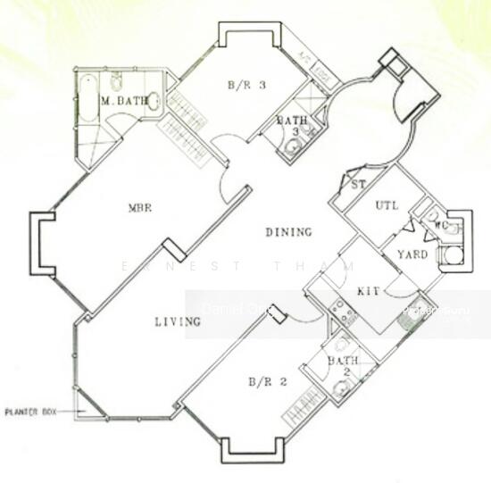 Sanctuary Green, 181 Tanjong Rhu Road, 3 Bedrooms, 1399 sqft, Condos
