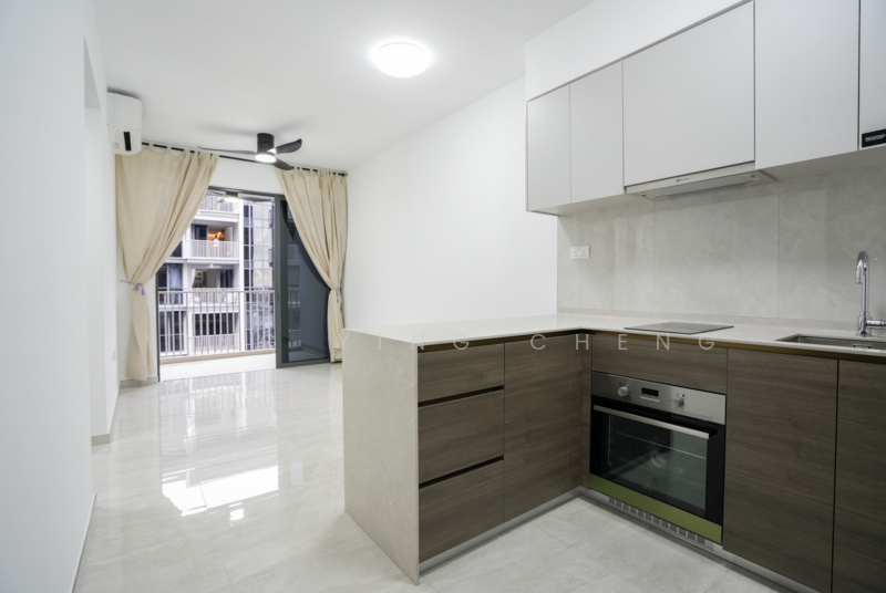 Open concept kitchen