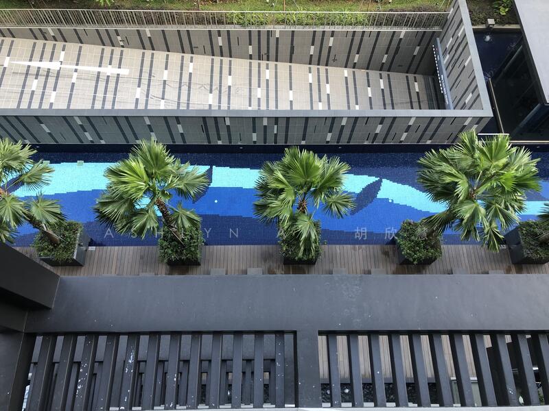 Pool View from living Room