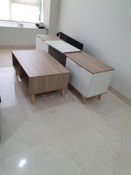Altez, 16 Enggor Street, Chinatown / Tanjong Pagar, 1 Bedroom, 753 sqft, Condominium For Rent, by CY Tan, 21679246 - Coffee table and TV console - PropertyGuru.com.sg