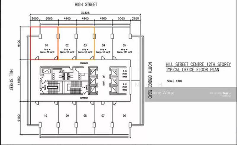High Street Centre, 1 North Bridge Road, 1,001 sqft, Office For Sale, by Bill Singh, 21680679 - CommercialGuru.com.sg