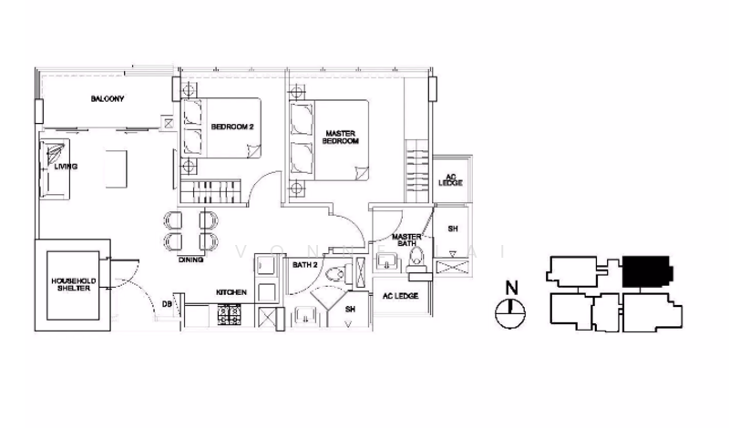 Sandy Eight, 8 Sandy Ln, 2 Bedrooms, 731 sqft, Apartment For Rent, by Yvonne Lai, 21681087 - PropertyGuru.com.sg