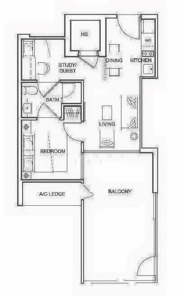 Centra Residence, 8 Lorong 7 Geylang, 1 Bedroom, 582 sqft, Condominium For Rent, by Yvonne Lai, 21689568 - PropertyGuru.com.sg