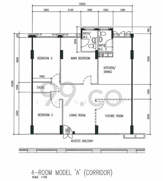 259 Boon Lay Drive, 259 Boon Lay Drive, 3 Bedrooms, 1,195 sqft, HDB Flat For Rent, by Serene Sin, 21692674 - PropertyGuru.com.sg