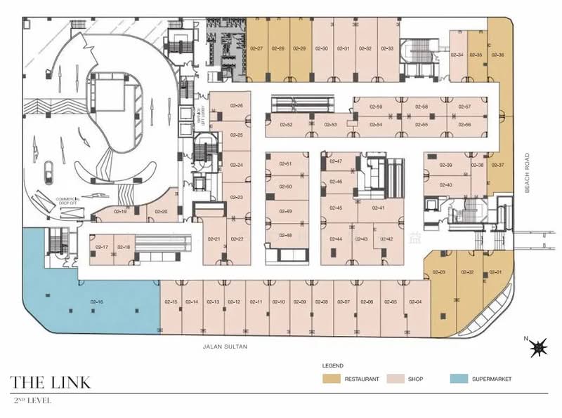 City Gate, 371 Beach Road, 484 sqft, Mall Shop For Rent, by J.A. Goh 吴永益, 21694345 - CommercialGuru.com.sg