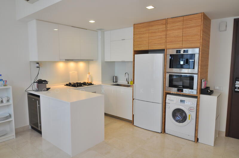 The Open concept kitchen 