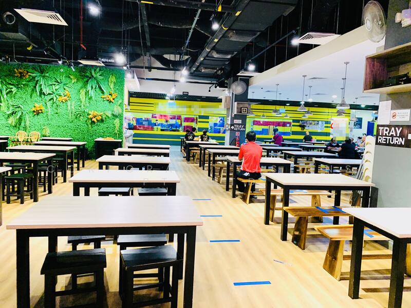 ENTIRE FLOOR: FULLY AIRCON BP OFFICE. Self contained with Foodcourt, Gym, Auditorium, Training Ctr, Size:approx. 5000~39k sf Contact: 65-96881177, 8,000 sqft, Business / Science Park For Rent, by KOH HOONG TSE (ADRIAN), 21697102 - Aircon Foodcourt with 8 stalls/choice for lunch - CommercialGuru.com.sg
