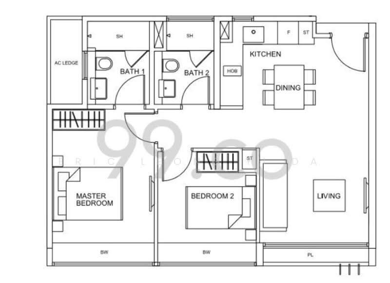 RV Residences, 469 River Valley Road, Tanglin / Holland / Bukit Timah, 2 Bedrooms, 678 sqft, Condominium For Rent, by Eric Leong Yi Da, 21697860 - PropertyGuru.com.sg
