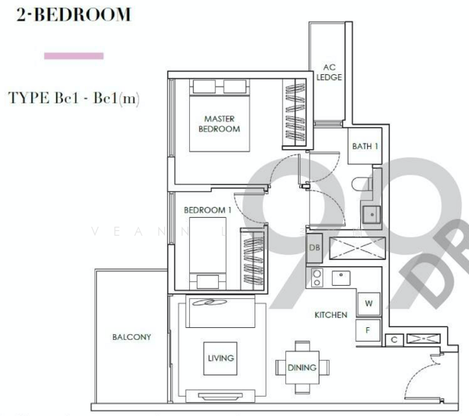 Highline Residences, 7 Kim Tian Road, 2 Bedrooms, 700 sqft, Condominium For Rent, by Veann Lee 李慧瑜, 21705023 - PropertyGuru.com.sg
