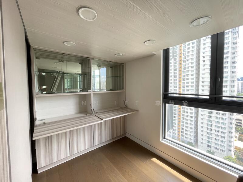 Highline Residences, 7 Kim Tian Road, 2 Bedrooms, 700 sqft, Condominium For Rent, by Veann Lee 李慧瑜, 21705023 - Built in Loft furniture - study table and storage for 2nd Bedroom - PropertyGuru.com.sg