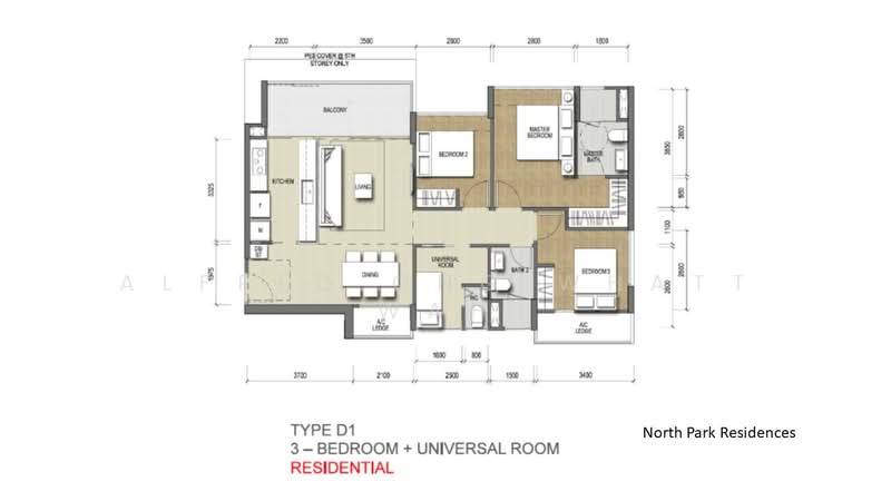 North Park Residences, 27 Yishun Central 1, 4 Bedrooms, 1,098 sqft, Condominium For Rent, by Alfred Ong Whatt Wah, 21710721 - PropertyGuru.com.sg