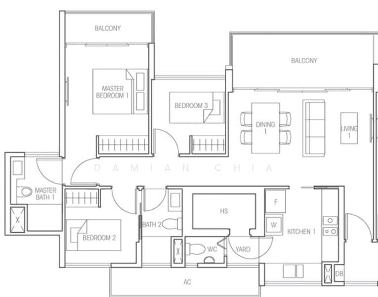 Bartley Residences, 5 Lorong How Sun, 3 Bedrooms, 1,100 sqft, Apartment For Rent, by Damian Chia, 21713259 - PropertyGuru.com.sg