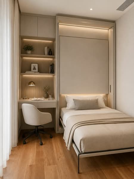 Boulevard 88, 86 Orchard Boulevard, 2 Bedrooms, 1,313 sqft, Condominium For Sale, by Carrie Chin, 21718119 - Study room - PropertyGuru.com.sg