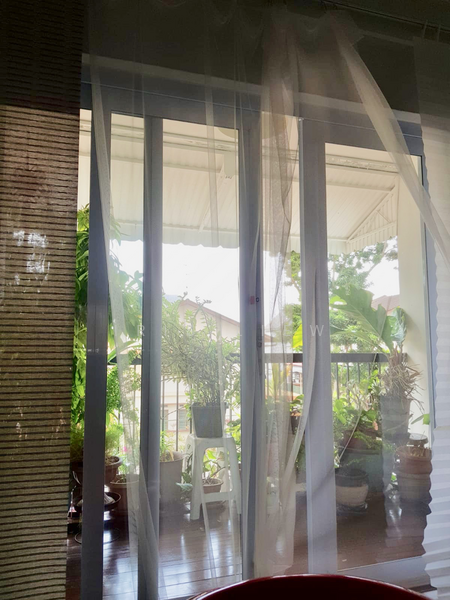 Binjai Park, Binjai Park, 2 Bedrooms, 1,033 sqft, Walk-up Apartment For Rent, by Iris Liew, 21719809 - view of balcony from living area - PropertyGuru.com.sg