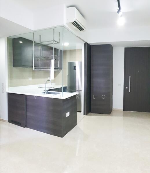 Morden enclosed kitchen