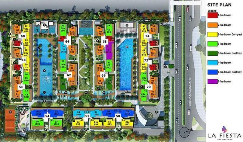 La Fiesta, Sengkang Square, Hougang / Punggol / Sengkang, 1 Bedroom, 452 sqft, Condominium For Rent, by Roland Ong, 21727916 - PropertyGuru.com.sg