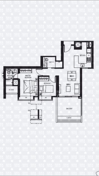 8 Saint Thomas, 8 Saint Thomas Walk, 2 Bedrooms, 807 sqft, Condominium For Rent, by Bertha Chew, 21744187 - PropertyGuru.com.sg