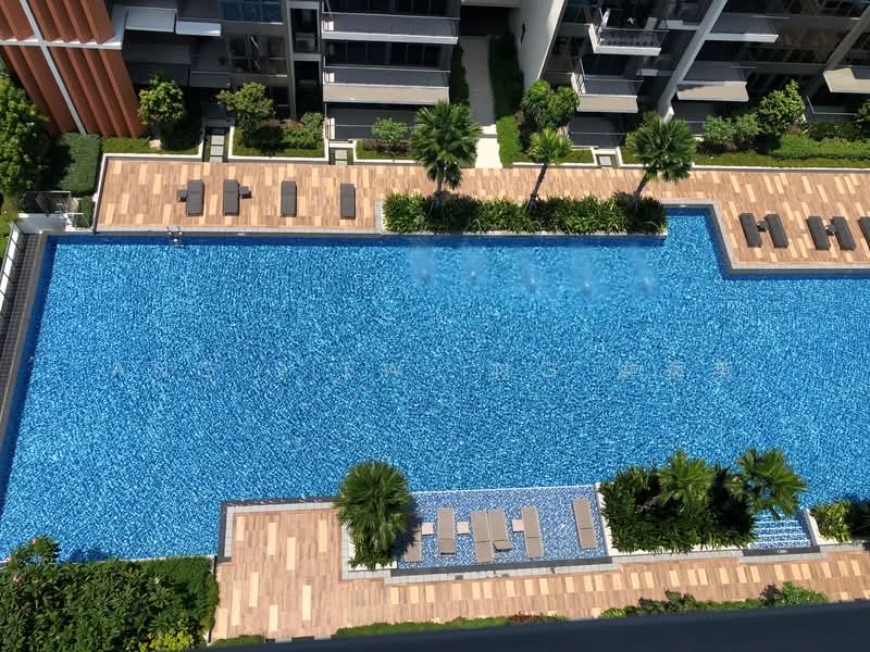 North Park Residences, 15 Yishun Central 1, 2 Bedrooms, 872 sqft, Condominium For Rent, by Ang Siew Ing 洪秀英, 21744255 - Swimming pool view. Actual view from balcony - PropertyGuru.com.sg
