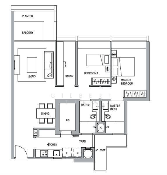 The Minton, 12A Hougang Street 11, Hougang / Punggol / Sengkang, 3 Bedrooms, 1,087 sqft, Condominium For Sale, by Gilbert Tiew, 21748539 - PropertyGuru.com.sg