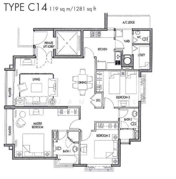Caribbean at Keppel Bay, 12 Keppel Bay Drive, 3 Bedrooms, 1,281 sqft, Condominium For Rent, by Benjamin Wee, 21749696 - PropertyGuru.com.sg