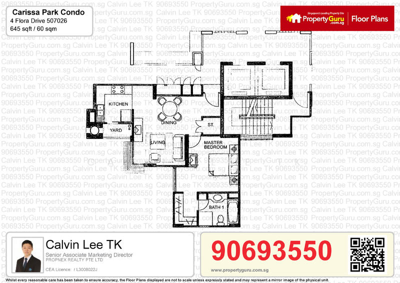 Carissa Park Condo, 2 Flora Drive, Changi Airport / Changi Village, 1 Bedroom, 646 sqft, Condominium For Rent, by Calvin Lee TK, 21757421 - PropertyGuru.com.sg