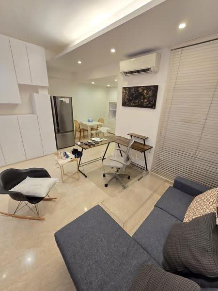 Carissa Park Condo, 2 Flora Drive, Changi Airport / Changi Village, 1 Bedroom, 646 sqft, Condominium For Rent, by Calvin Lee TK, 21757421 - Living Room - PropertyGuru.com.sg