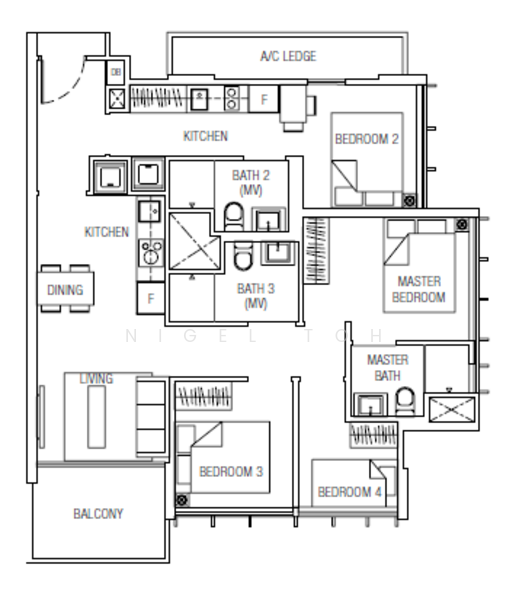 Tre Residences, 7 Geylang East Avenue 1, Room Rental, 100 sqft, Condominium For Rent, by Nigel Toh, 21768305 - PropertyGuru.com.sg