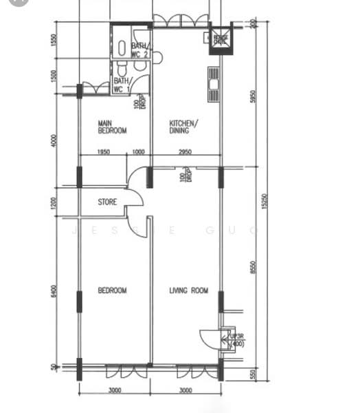72 Geylang Bahru, 72 Geylang Bahru, 2 Bedrooms, 635 sqft, HDB Flat For Rent, by Ling Ling Jessie Guo, 21773973 - PropertyGuru.com.sg