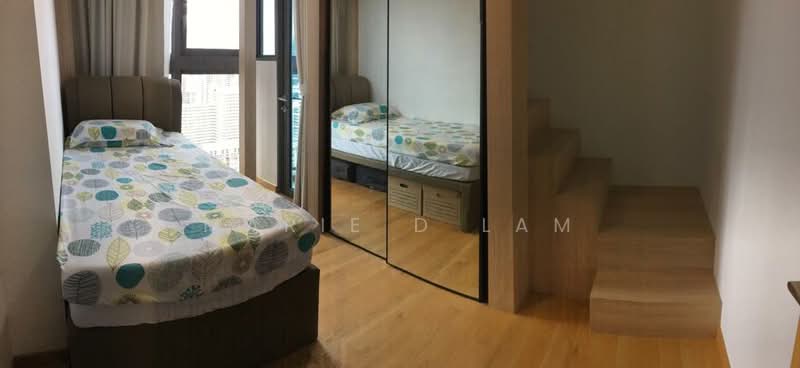 City Gate, 371 Beach Road, 2 Bedrooms, 775 sqft, Apartment For Rent, by Marie D Lam, 21774062 - Single bed under loft bed area  - PropertyGuru.com.sg