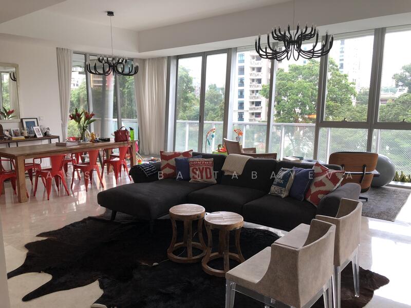 Gramercy Park, 57 Grange Road, 4 Bedrooms, 2,626 sqft, Condominium For Rent, by Assem Baltabayeva, 21782199 - Living/Dining Area - PropertyGuru.com.sg