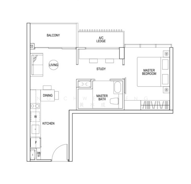 The Poiz Residences, 12 Meyappa Chettiar Road, 1 Bedroom, 538 sqft, Condominium For Rent, by Ng Chwee Seng 黃水成, 21783654 - PropertyGuru.com.sg