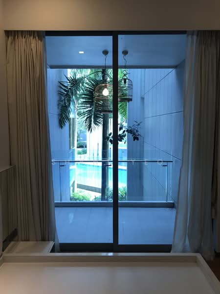 Orange Grove Residences Condominium For Sale at S$ 5,750,000 | PropertyGuru Singapore - Balcony Junior Master Bedroom