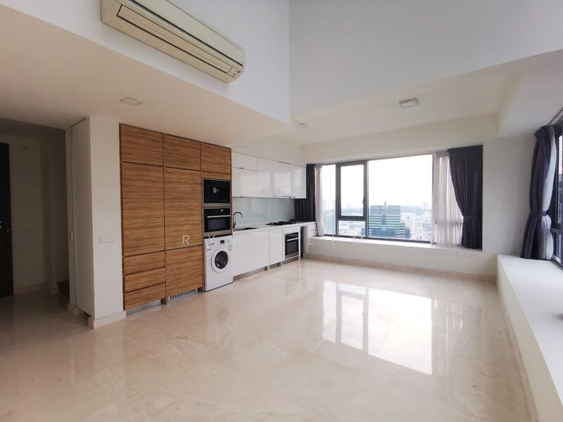 Altez, 16 Enggor Street, 1 Bedroom, 861 sqft, Condominium For Rent, by Ryan Lim, 21818146 - High Ceiling Living and Dining - PropertyGuru.com.sg