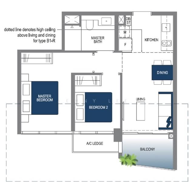 Lake Grande, 2 Jurong Lake Link, 2 Bedrooms, 614 sqft, Condominium For Rent, by Jenny Lee, 21825437 - PropertyGuru.com.sg