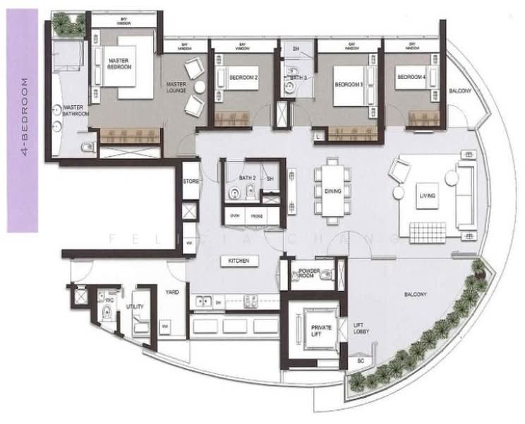 The Trillium, 112 Kim Seng Road, 4 Bedrooms, 2,300 sqft, Condominium For Rent, by Felicia Chang, 21828705 - PropertyGuru.com.sg