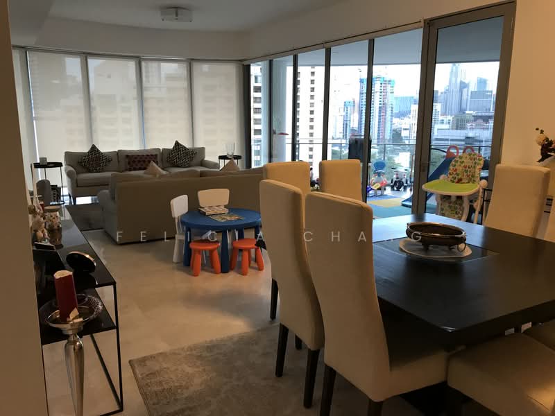 The Trillium, 112 Kim Seng Road, 4 Bedrooms, 2,300 sqft, Condominium For Rent, by Felicia Chang, 21828705 - Large living/ dining room - PropertyGuru.com.sg